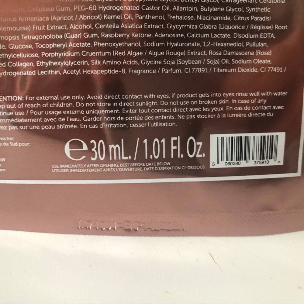 3/$15 111Skin St. London Rose Gold Treatment Mask - Picture 5 of 7